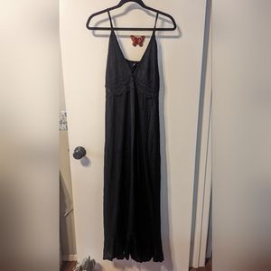 BohoMe, black maxi boho dress, size L